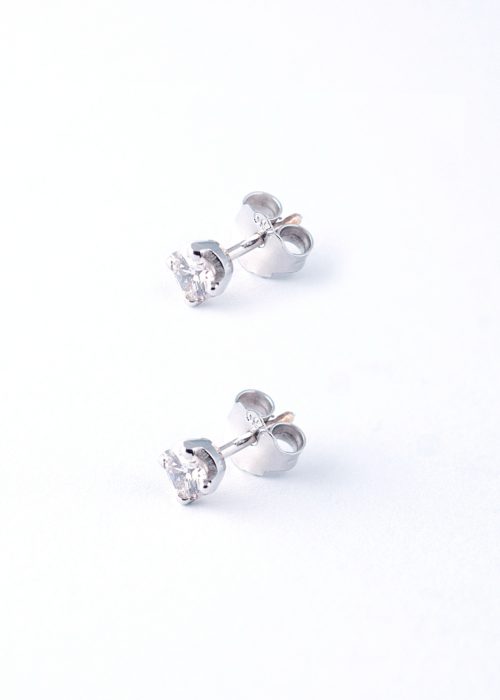 Diamond "Clear Drops" Earrings