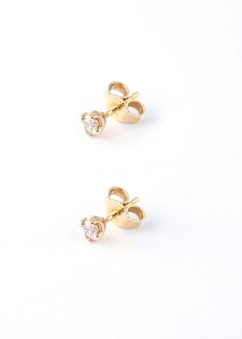 GOLD DIAMOND EARINGS- 0,28 ct.